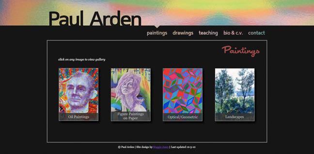 Paul Arden Art Website